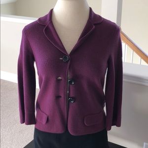plum wool jacket